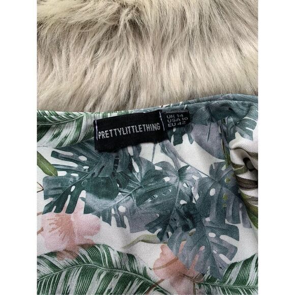 PRETTYLITTLETHING Floral Bikini Bottom Size 10 - Picture 3 of 4